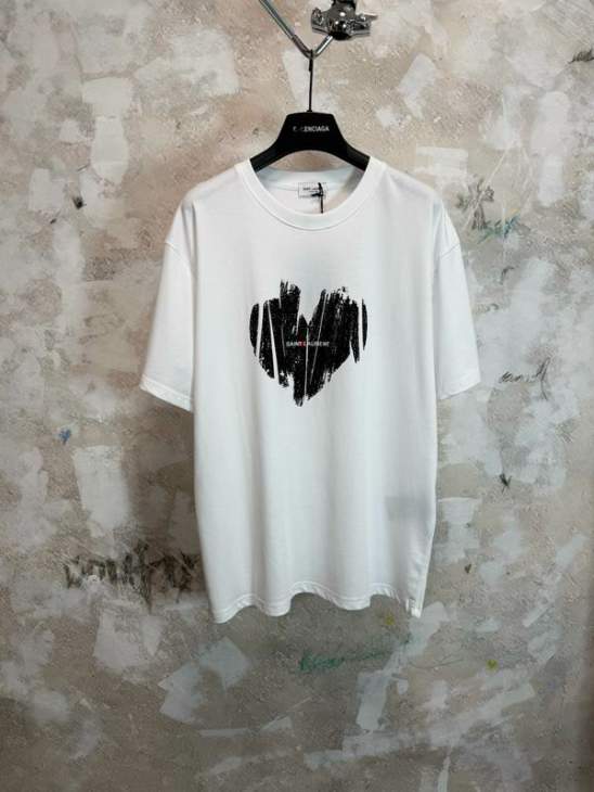 Picture of Saint Laurent T Shirts Short _SKUYSLS-Lxetr262036